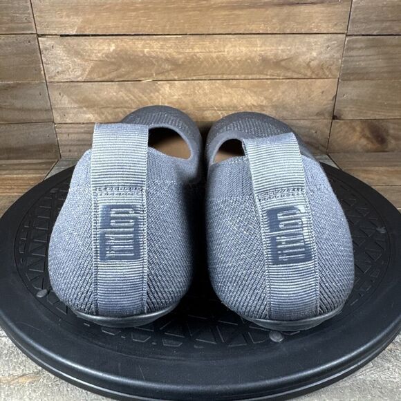 FitFlop Women’s Size 9 Allegro Gray Knit Ballet Casual Comfort Flats - Picture 4 of 10